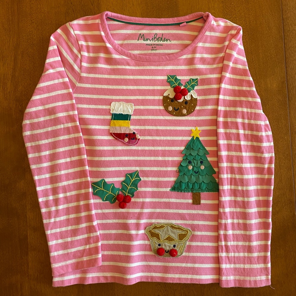 EUC Mini Boden long sleeve shirt 6/7